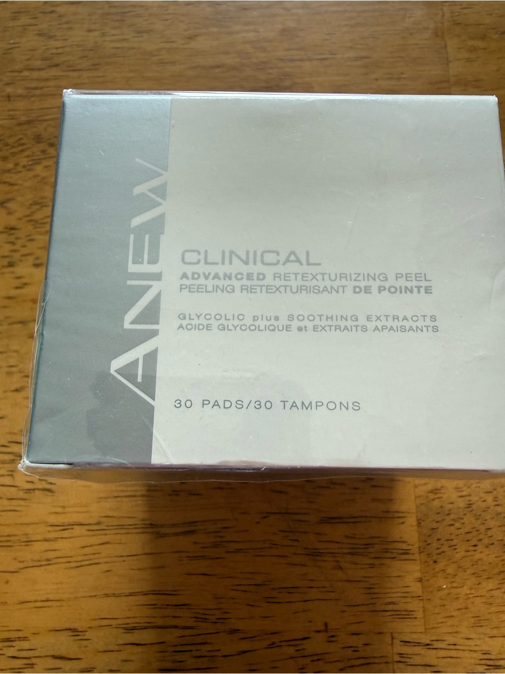 Avon Anew Clinical Advanced Retexturizing Peel 30 Pads Glycolic Extracts 2006